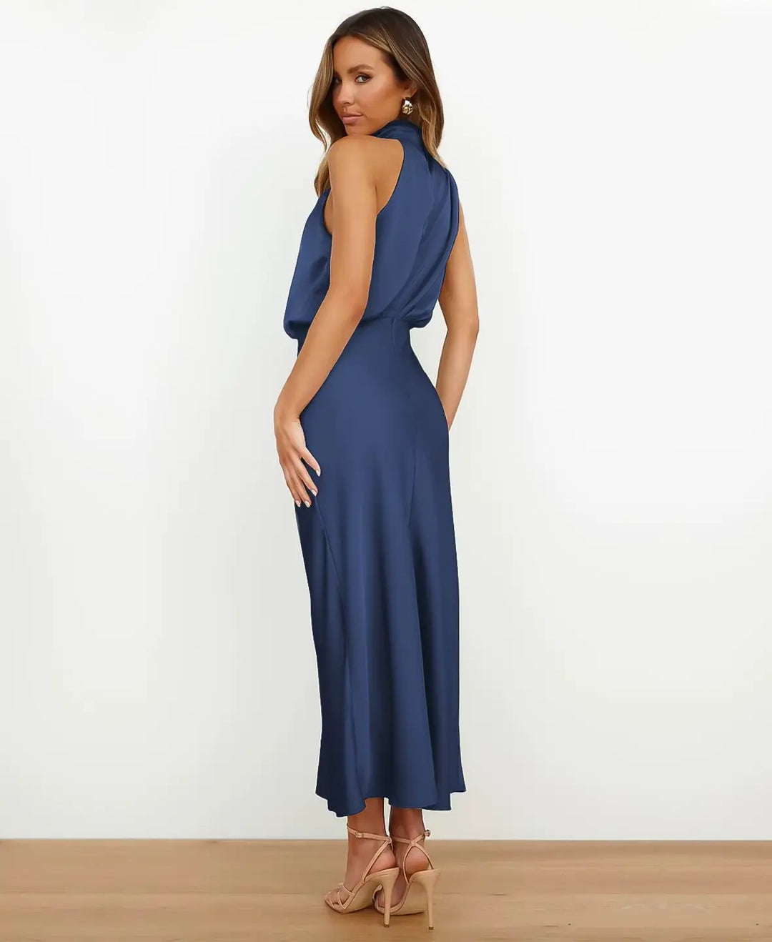 Chloe High Waist Midi Dress