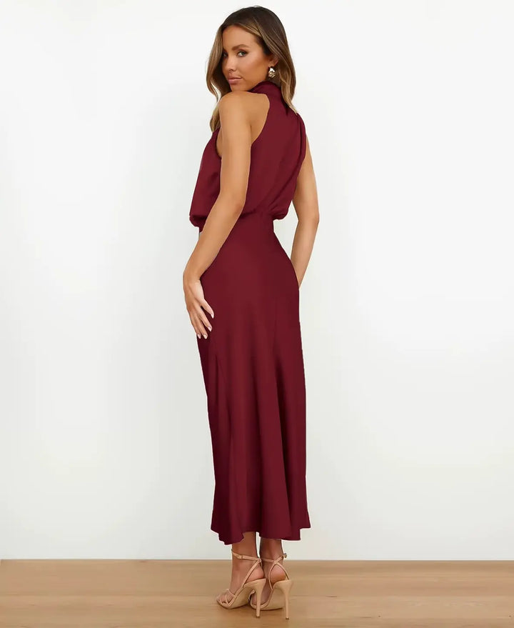Chloe High Waist Midi Dress