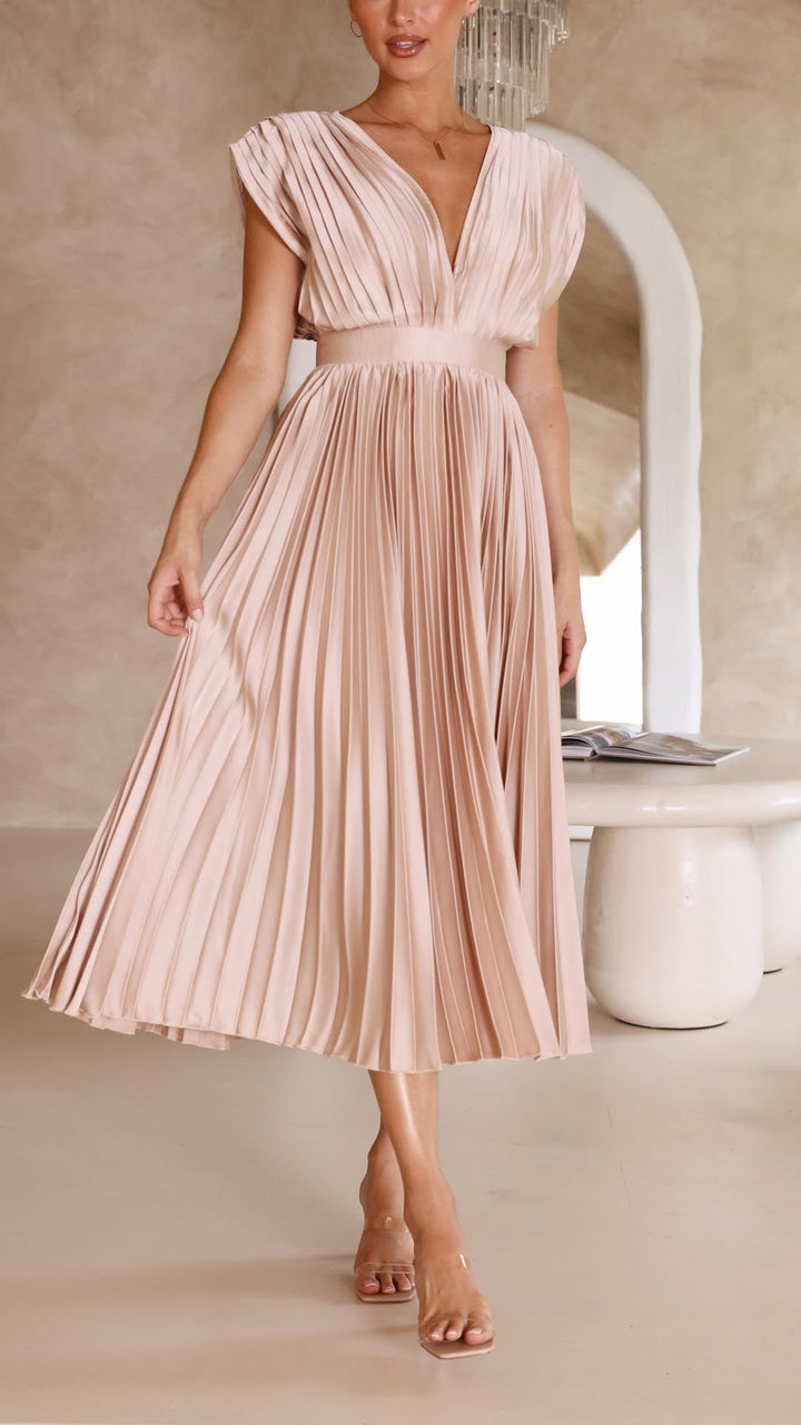 Lexi - Luxe Pleated Dress