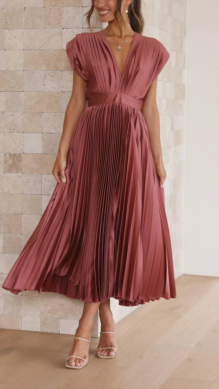 Lexi - Luxe Pleated Dress