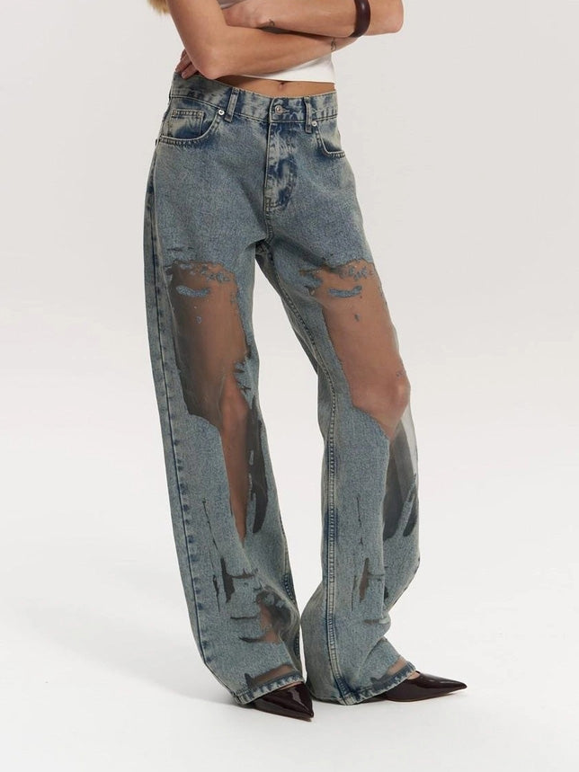 Lila Sky Transparent Jeans