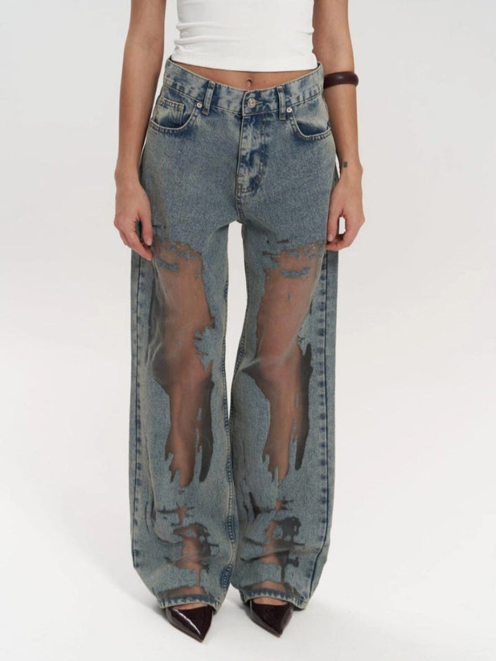 Lila Sky Transparent Jeans