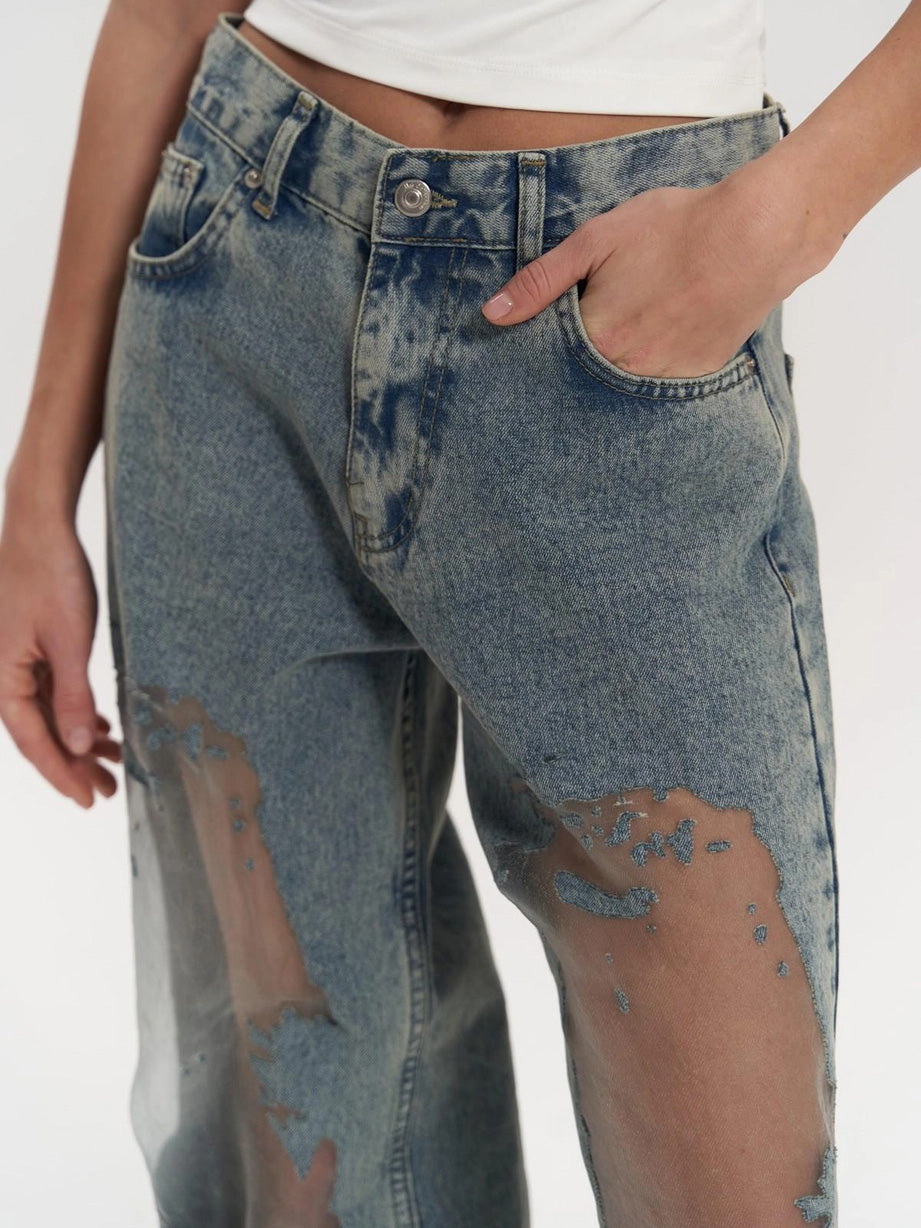 Lila Sky Transparent Jeans