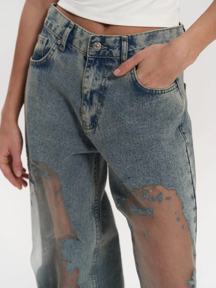 Lila Sky Transparent Jeans