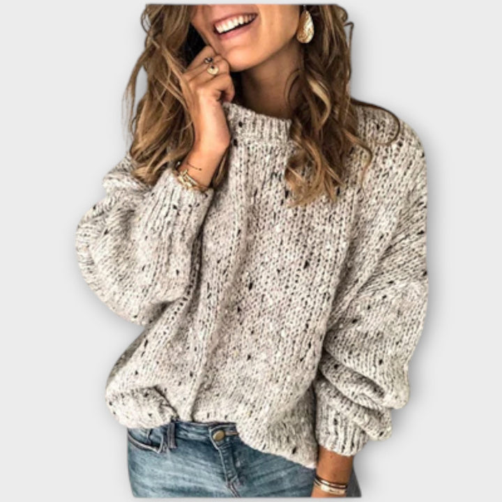 Mina - Cozy Retro Knit Sweater