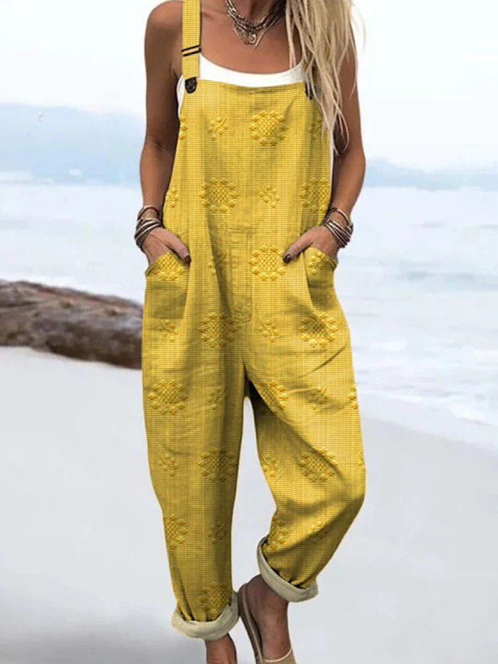 Vintage Floral | Wide Leg Jumpsuit