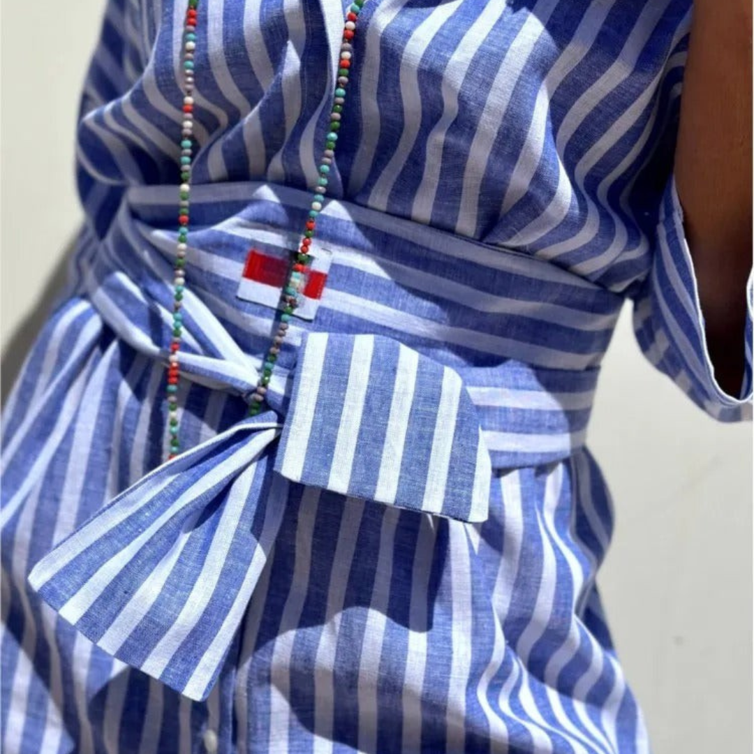 Tonia | Collared Stripe Vibe