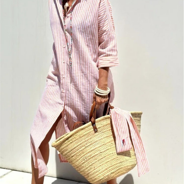 Tonia | Collared Stripe Vibe