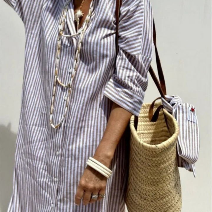 Tonia | Collared Stripe Vibe