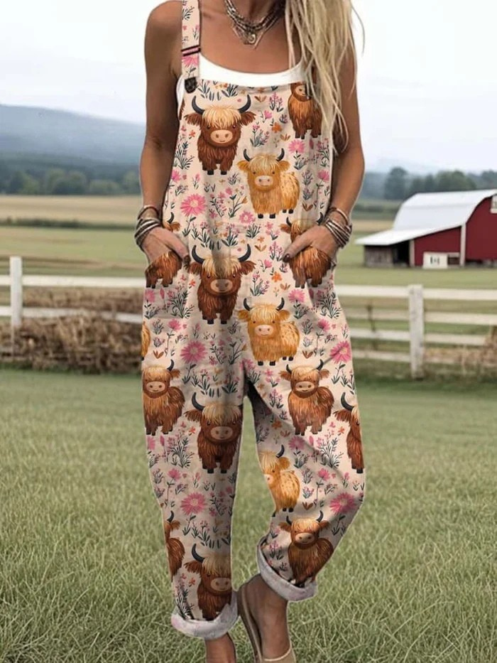 Flying Bees | Wide Leg Jumpsuit