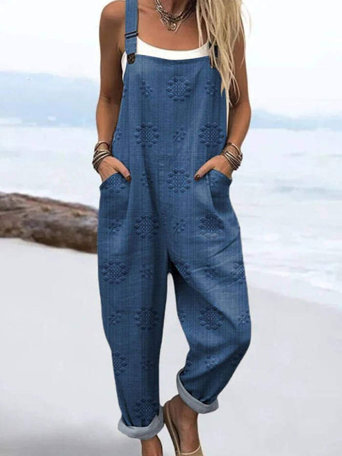 Vintage Floral | Wide Leg Jumpsuit