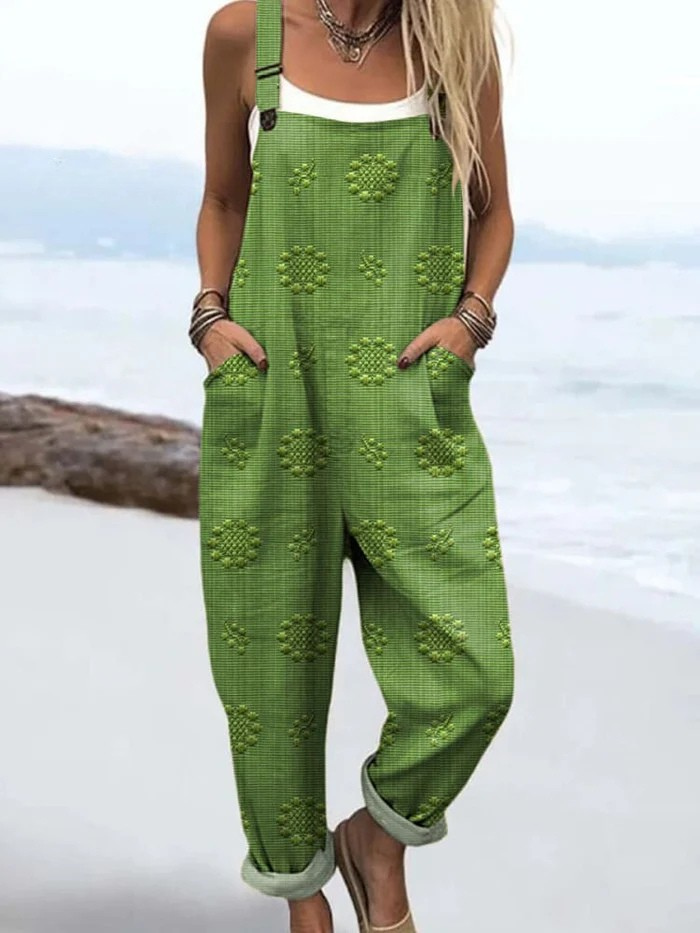 Vintage Floral | Wide Leg Jumpsuit