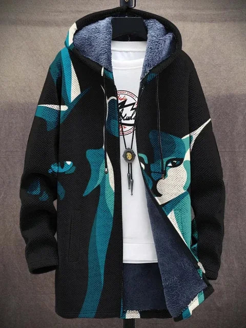 Ferra™ - Artistic Fleece Hoodie