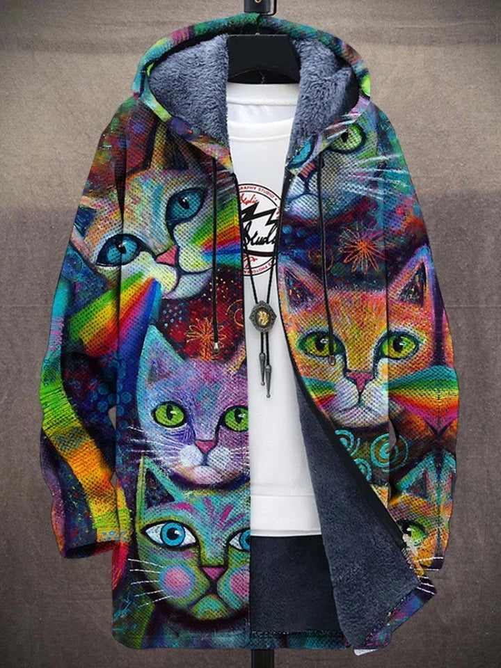 Ferra™ - Artistic Fleece Hoodie