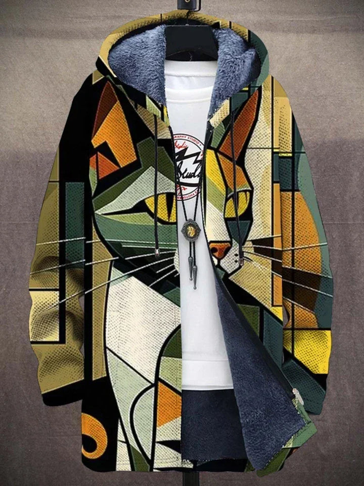 Ferra™ - Artistic Fleece Hoodie