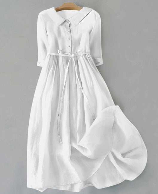 Belinda - Short Sleeve Waist Ties