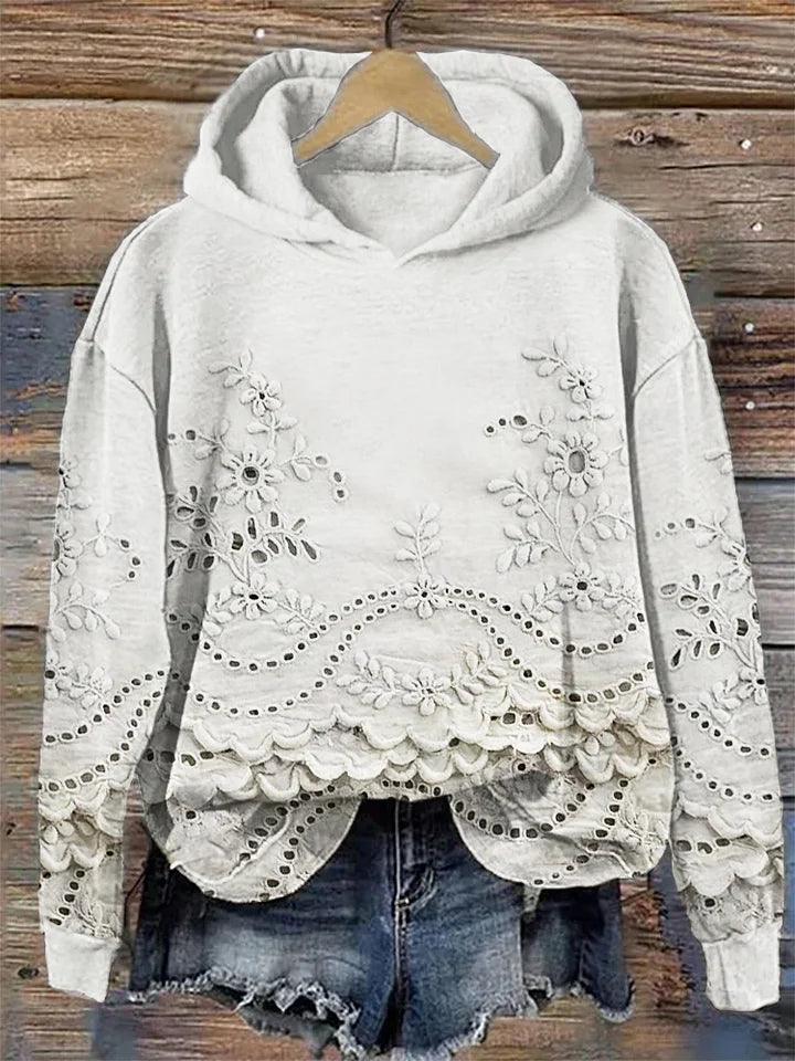 Luna | Floral Print Hoodie