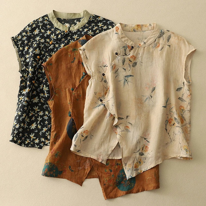 Luna LINEN TOP