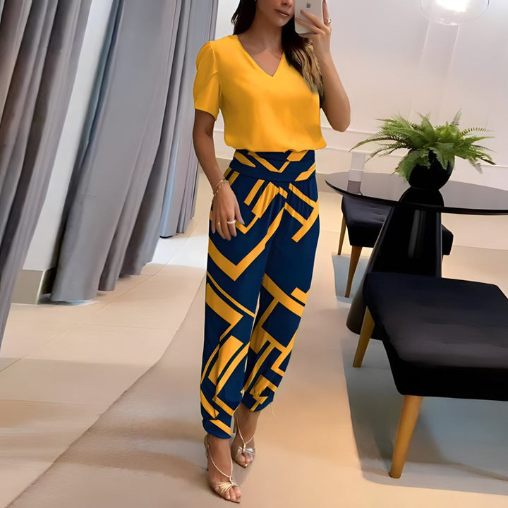 Camille Blouse & Trouser Set