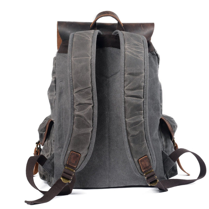 Linen Leather Backpack | Asher
