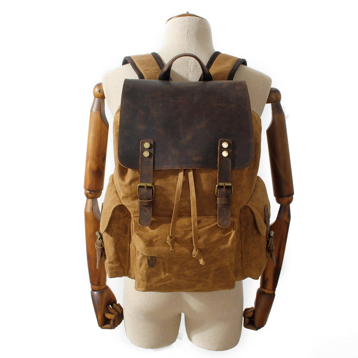 Waxed Canvas Backpack | Logan