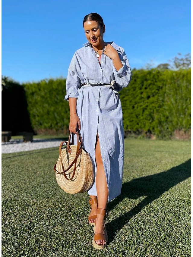 Grace Linen Maxi Dress