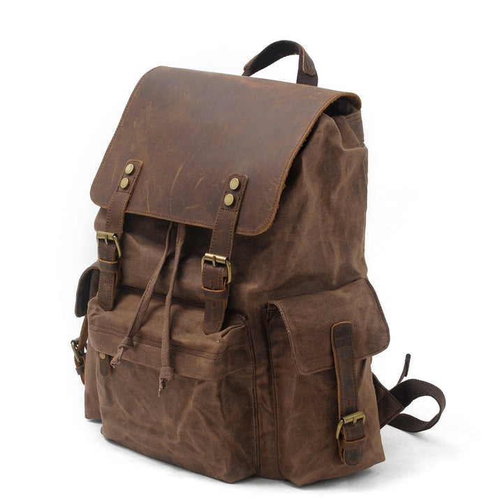 Waxed Canvas Backpack | Logan