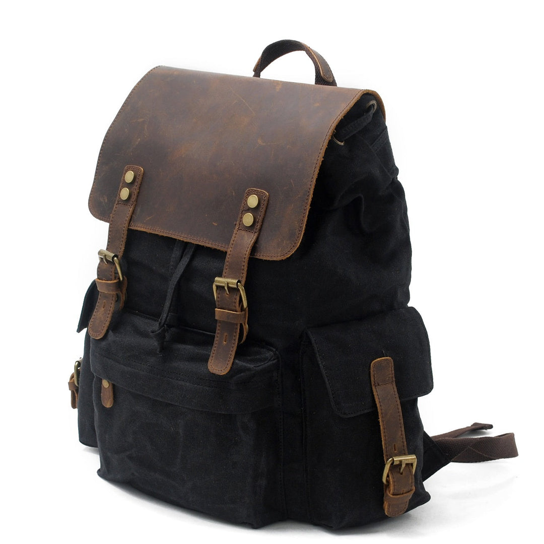 Waxed Canvas Backpack | Logan