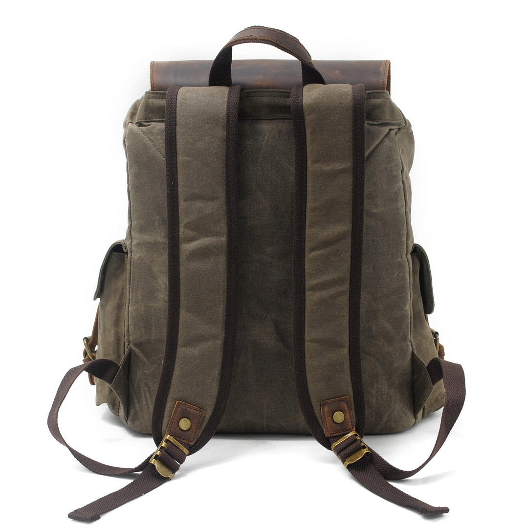 Waxed Canvas Backpack | Logan