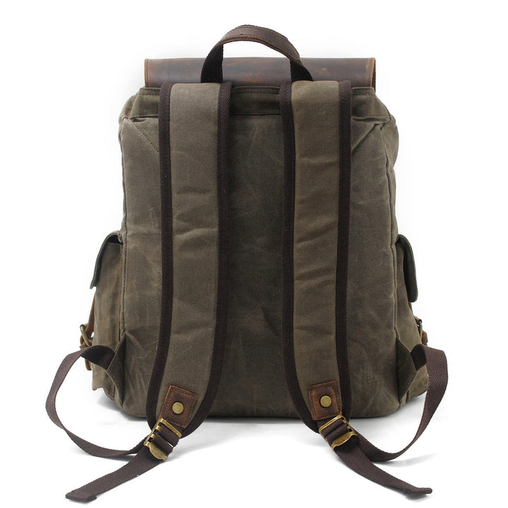 Waxed Canvas Backpack | Logan
