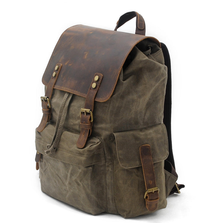 Waxed Canvas Backpack | Logan