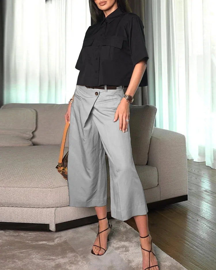 Aria™ - Cropped Two-Piece Set