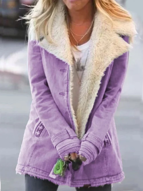 Scarlett™ - Sherpa-Lined Casual Jacket
