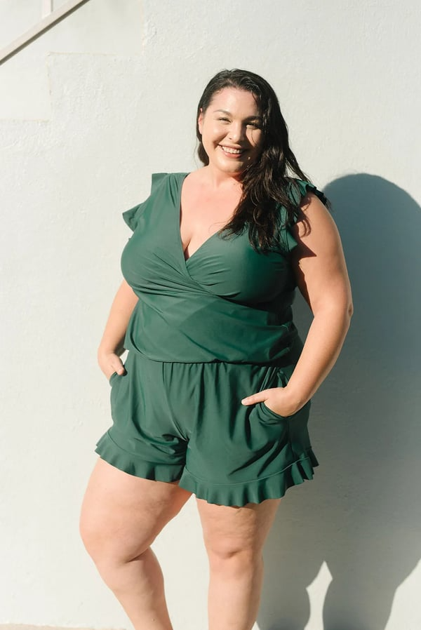 Julietta – Swimsuit with Ruffles and Bust Support