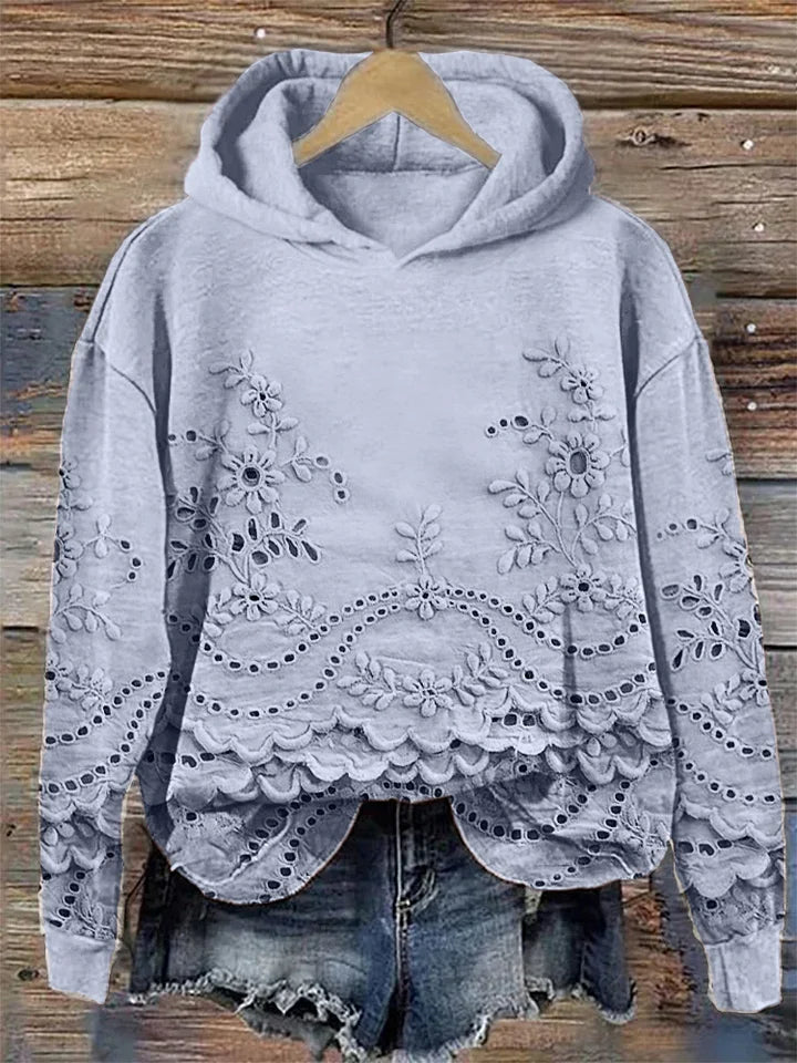Luna | Floral Print Hoodie