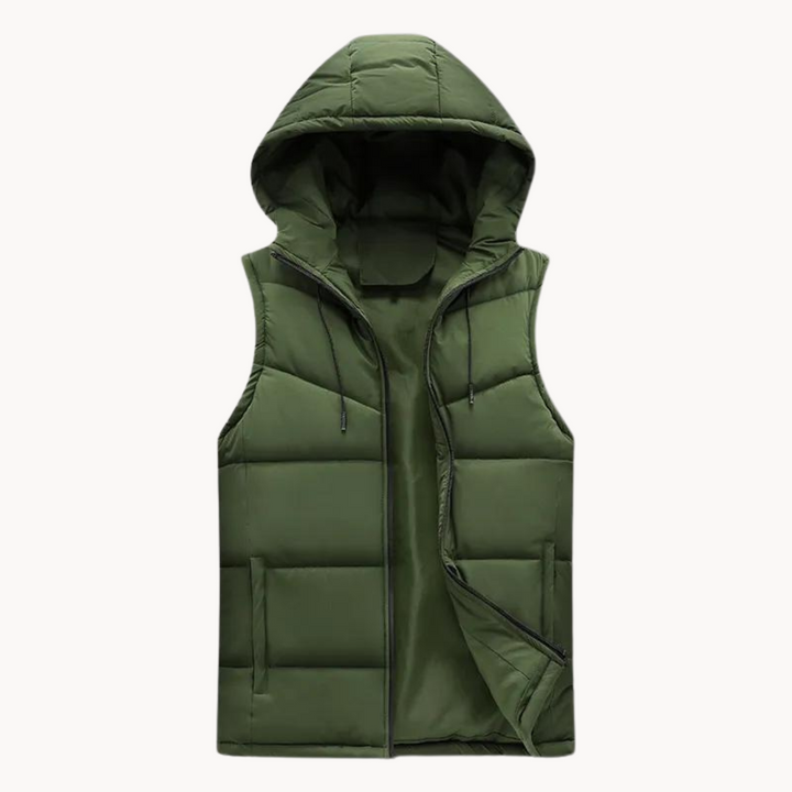 Henry | Hooded Vest Men