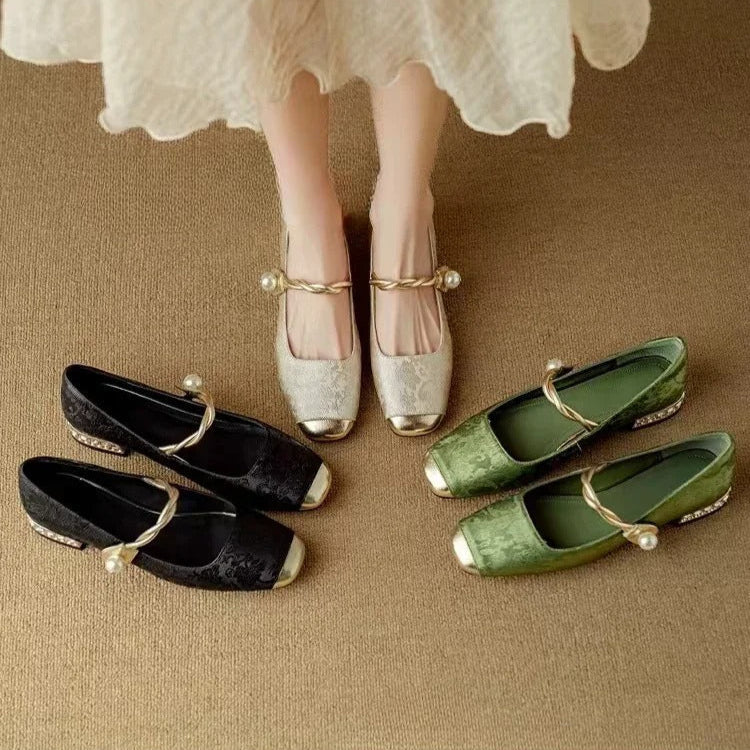 Pearl Mary Janes