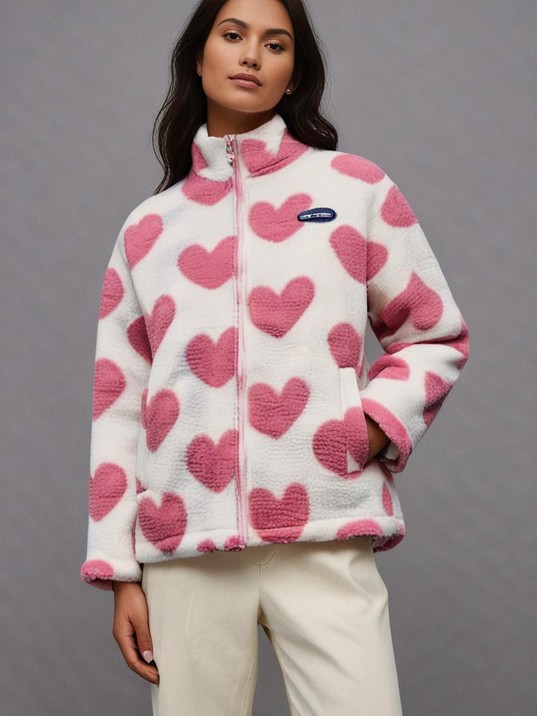 Olivia™️ | Reversible Heart Coat - Exclusive Collection