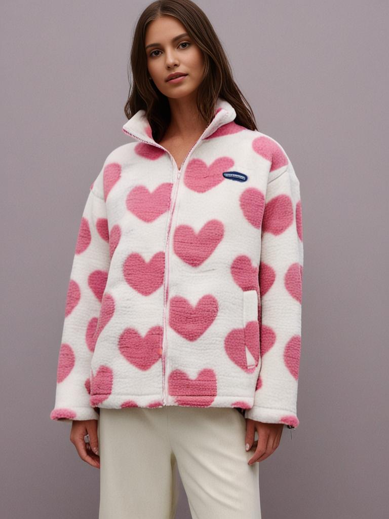 Olivia™️ | Reversible Heart Coat - Exclusive Collection