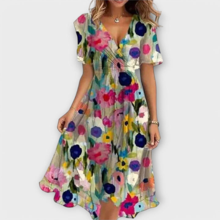 Lily Ethereal Blossom Wrap Dress