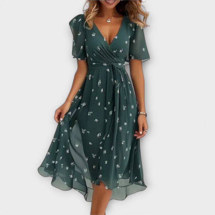Lily Ethereal Blossom Wrap Dress