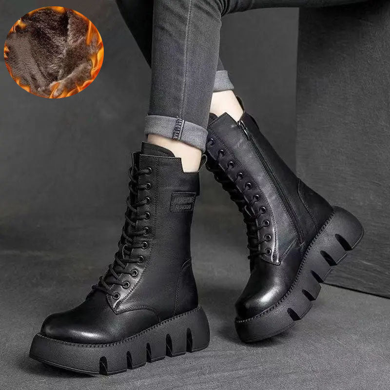 StellaTherm™ Leather Winter Boots