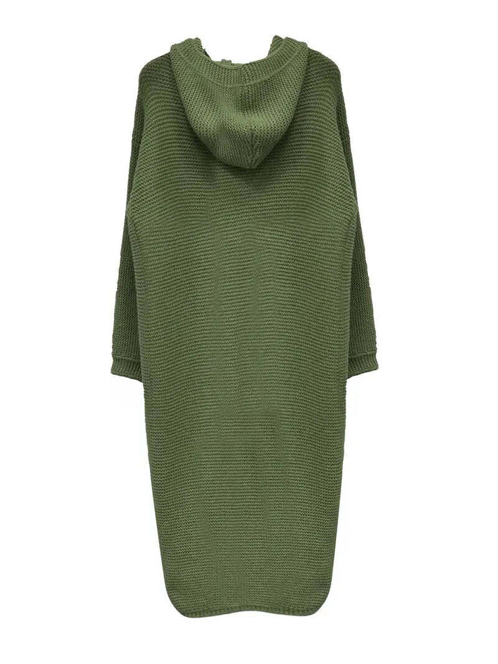 Verona™ - Cozy Hooded Longline Knitted Cardigan