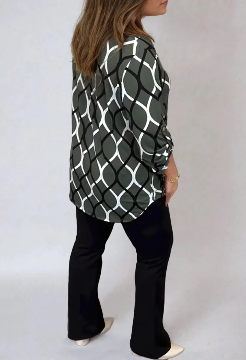 Mila Flow Patterned Top