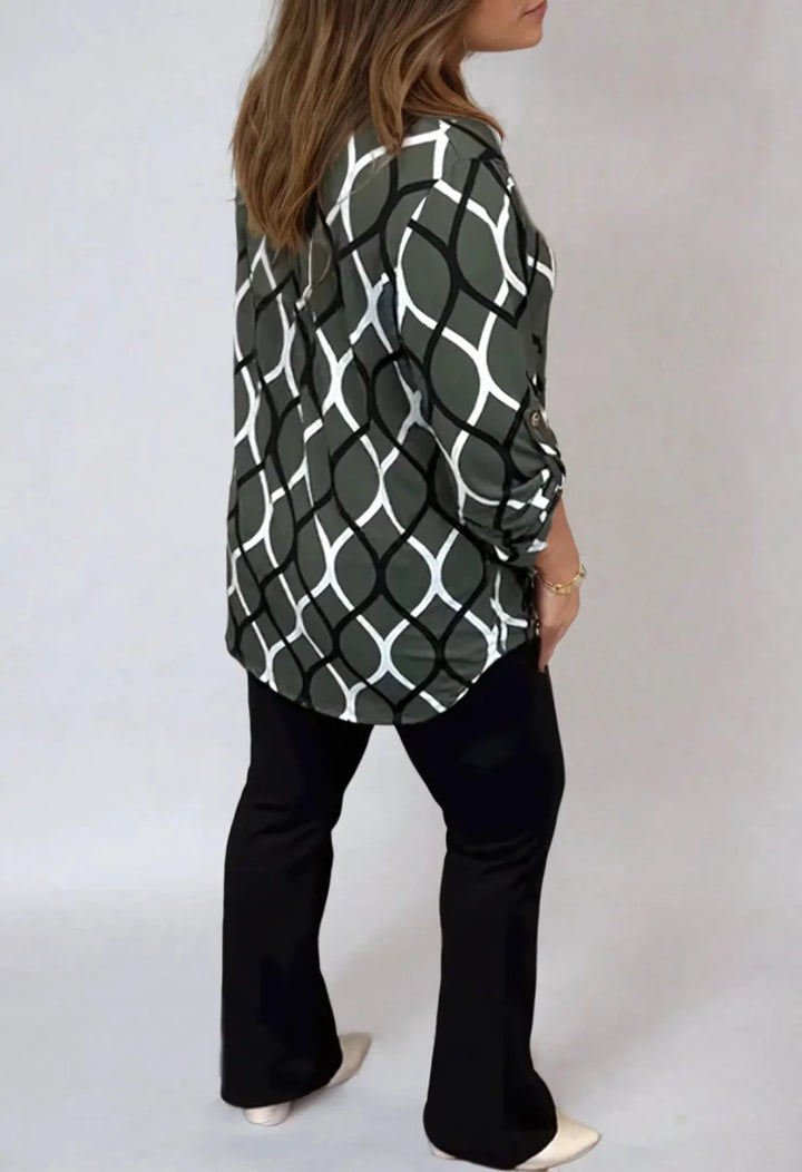 Mila Flow Patterned Top
