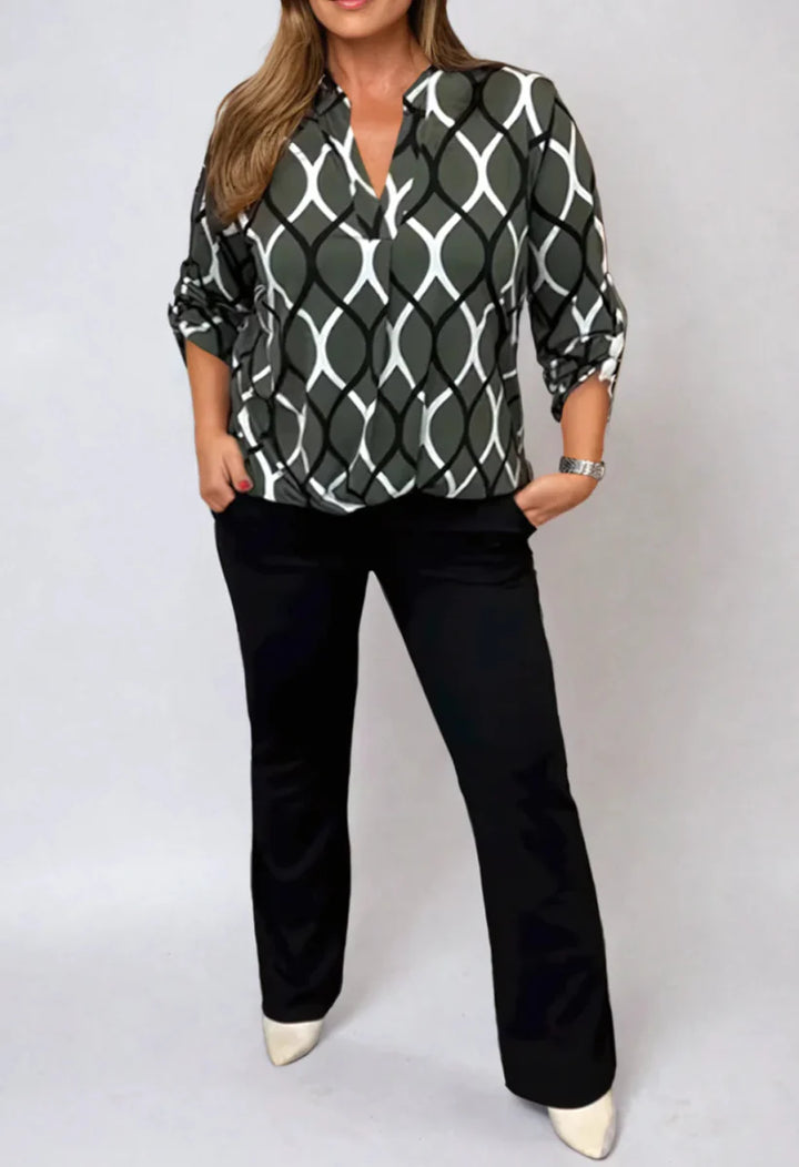 Mila Flow Patterned Top