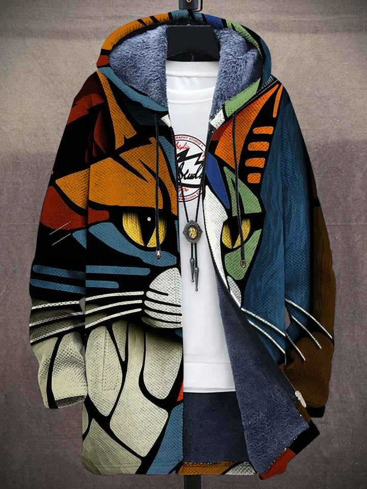 Ferra™ - Artistic Fleece Hoodie