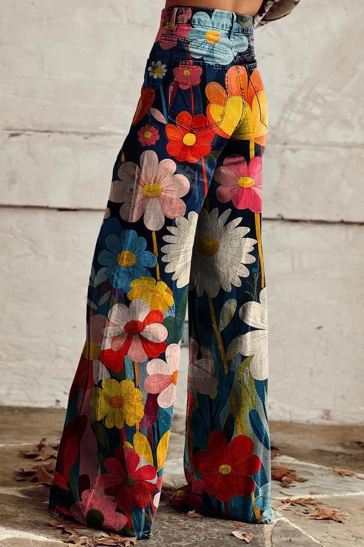 BOHO CHIC | Vintage-Inspired Wide-Leg Pants