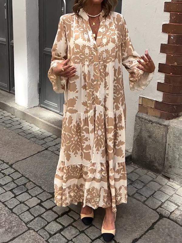 Floral Sleeve Maxi