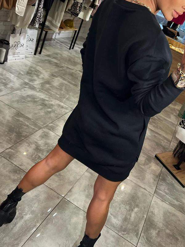 Rosie™ - Cozy Oversized Sweatshirt Dress